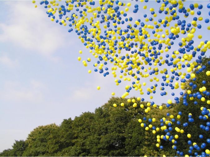siatka na balony z helem